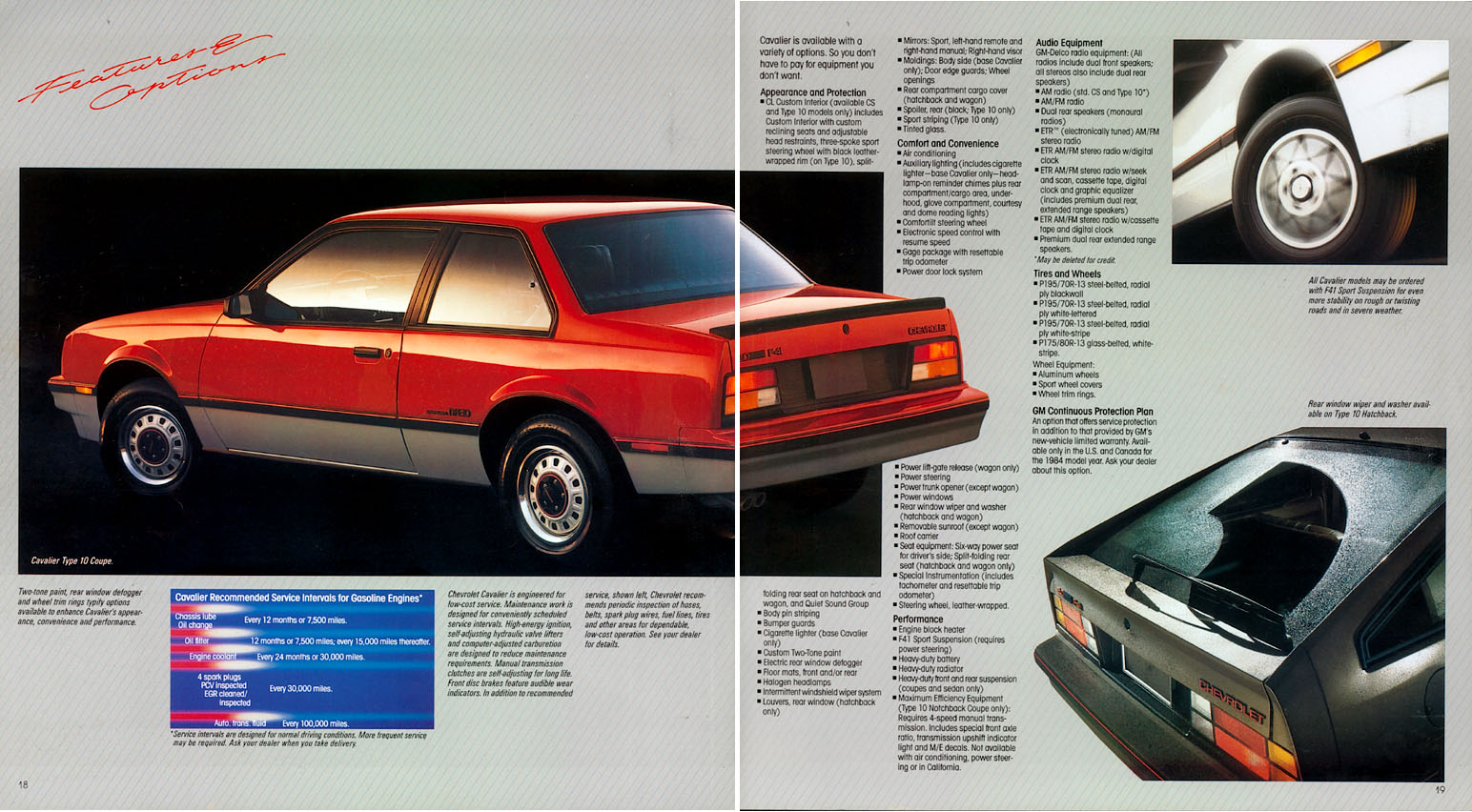 1984 Chevrolet Cavalier Brochure Page 3